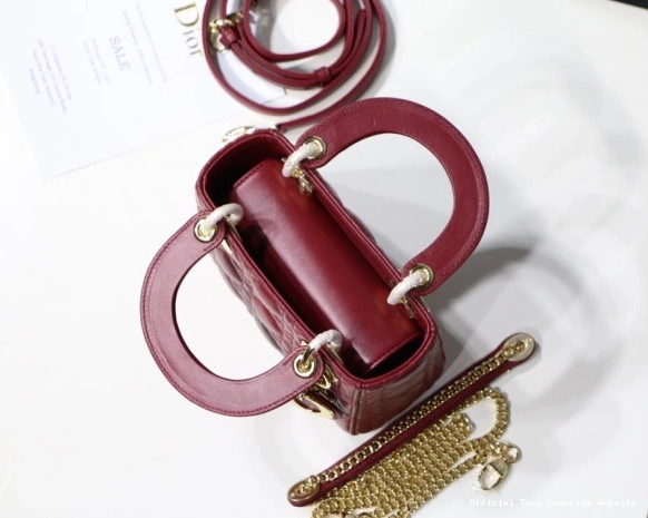 Tony Luxuries Lambskin With diro Mini Lady 0813